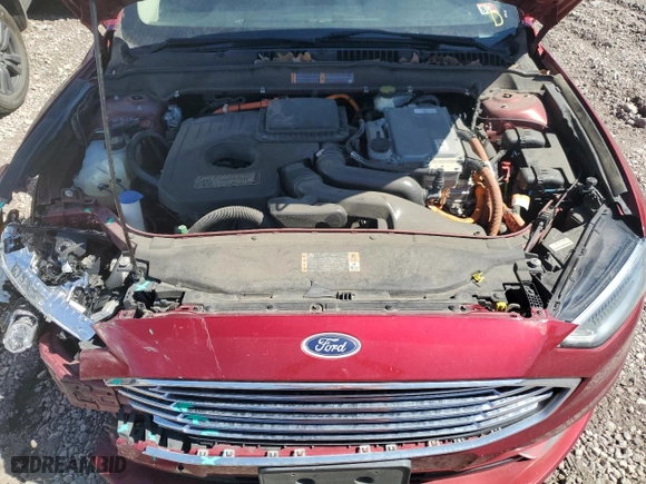 2017 Ford Fusion Energi SE with VIN 3FA6P0PU4HR354247, listed as a Copart auction lot 48191615 with 187,356 mi miles and Salvage Title. Bid and sale history available at carsss.com. Image 11.