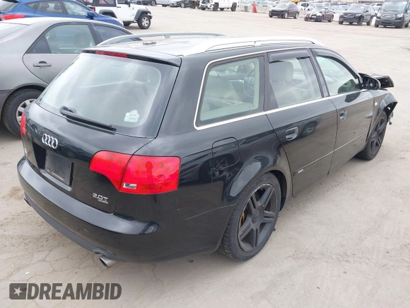2007 Audi A4 2.0T with VIN WAUKF78E17A035261, listed as a IAAI auction lot 42194153 with 139,348 mi miles and . Bid and sale history available at DreamBid. Image 4.