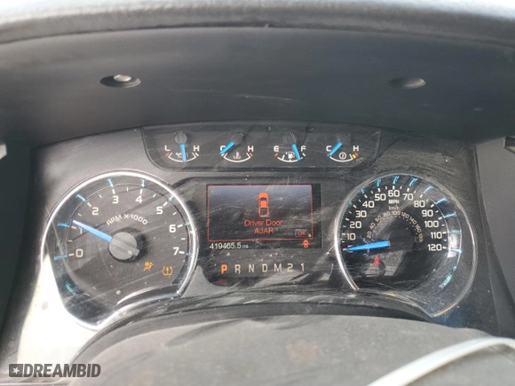 2013 Ford F-150 XL with VIN 1FTEW1CM0DKE02037, listed as a Copart auction lot 49482885 with 419,465 mi miles and Salvage Title. Bid and sale history available at carsss.com. Image 9.