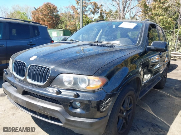 2004 BMW X5 3.0i with VIN 5UXFA13584LU32892, listed as a IAAI auction lot 41908811 with 217,448 mi miles. Bid and sale history available at carsss.com. Image 2.