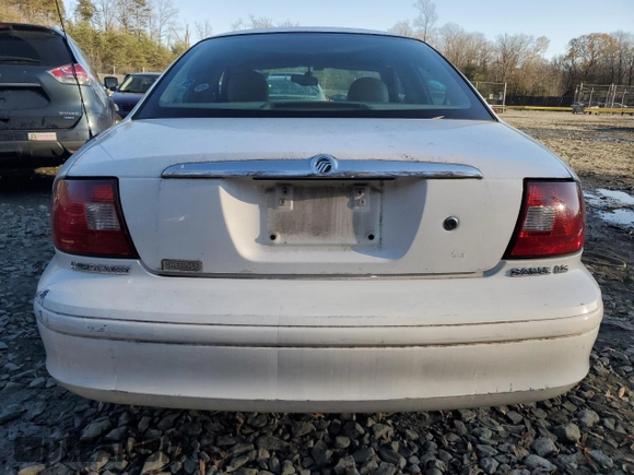 2002 Mercury Sable LS with VIN 1MEHM55S52A642482, listed as a Copart auction lot 83192774 with 153,414 mi miles and Salvage Title. Bid and sale history available at DreamBid. Image 6.