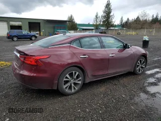 2018 Nissan Maxima Platinum z VIN 1N4AA6AP2JC396129, wystawiony jako Copart lot #48808905 z przebiegiem 33 517 mil mil oraz Szkoda całkowita • Salvage title. Historia ofert i sprzedaży dostępna na DreamBid. Obrazek 3.