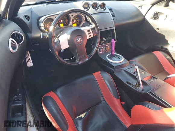 2004 Nissan 350Z Touring with VIN JN1AZ34D34T162172, listed as a Copart auction lot 83584664 with 146,780 mi miles and Salvage Title. Bid and sale history available at carsss.com. Image 8.