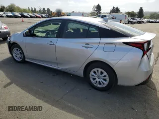 2021 Toyota Prius L Eco with VIN JTDKAMFUXM3130587, listed as a Copart auction lot 53167245 with 11,560 mi miles and Salvage title. Bid and sale history available at DreamBid. Image 2.