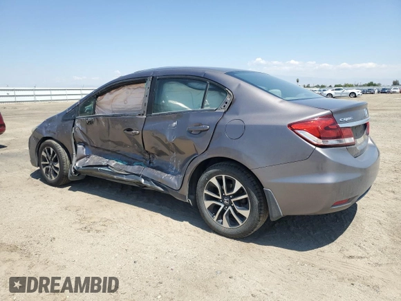 2014 Honda Civic EX with VIN 19XFB2F87EE273917, listed as a Copart auction lot 54976085 with 141,725 mi miles and Salvage Title. Bid and sale history available at carsss.com. Image 2.