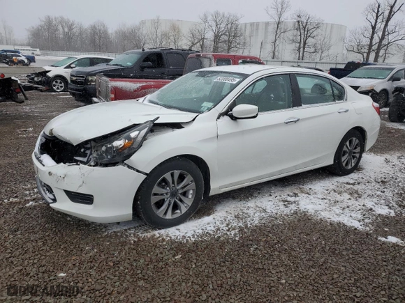 2014 Honda Accord Sedan LX with VIN 1HGCR2F39EA169159, listed as a Copart auction lot 52000495 with 73,237 mi miles and Salvage Title. Bid and sale history available at carsss.com. Image 1.