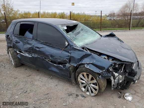 2014 Volkswagen Golf TDI w/Sunroof & Nav with VIN WVWDM7AJ3EW007700, listed as a Copart auction lot 79607154 with 0 mi miles and Salvage Title. Bid and sale history available at carsss.com. Image 4.