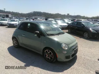 2012 FIAT 500 Sport z VIN 3C3CFFBR6CT174676, wystawiony jako IAAI lot #41734182 z przebiegiem 180 000 mil mil oraz . Historia ofert i sprzedaży dostępna na DreamBid. Obrazek 1.