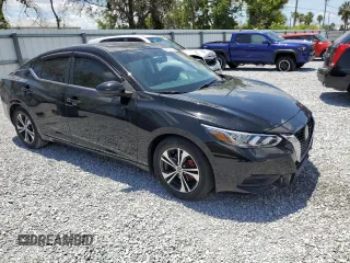 2021 Nissan Sentra SV z VIN 3N1AB8CV9MY242062, wystawiony jako Copart lot #55551615 z przebiegiem 57 959 mil mil oraz Nie do naprawy • Non repairable. Historia ofert i sprzedaży dostępna na DreamBid. Obrazek 4.