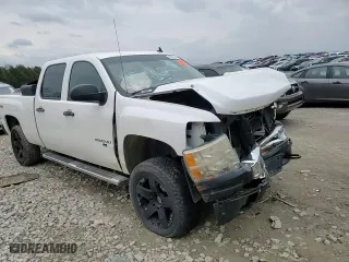 2008 Chevrolet Silverado 2500HD Work Truck with VIN 1GCHK23K18F175453, listed as a Copart auction lot 44219344 with 0 mi miles and Salvage Title. Bid and sale history available at carsss.com. Image 10.