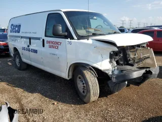 2016 Chevrolet Express Cargo with VIN 1GCWGAFF1G1235079, listed as a Copart auction lot 62375005 with 115,783 mi miles and Salvage title. Bid and sale history available at DreamBid. Image 4.