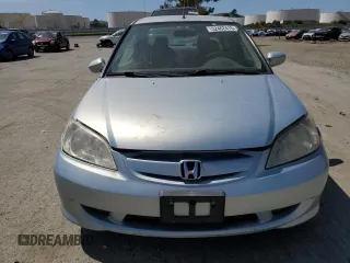 2005 Honda Civic with VIN JHMES966X5S003725, listed as a Copart auction lot 52462415 with 143,444 mi miles and Salvage Title. Bid and sale history available at DreamBid. Image 5.