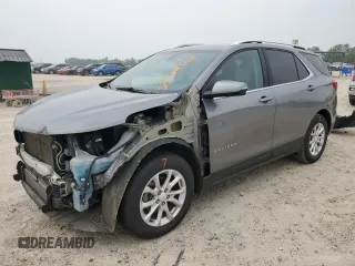 2019 Chevrolet Equinox LT with VIN 3GNAXMEU0KL194223, listed as a Copart auction lot 53704944 with 111,237 mi miles and Salvage Title. Bid and sale history available at carsss.com. Image 1.