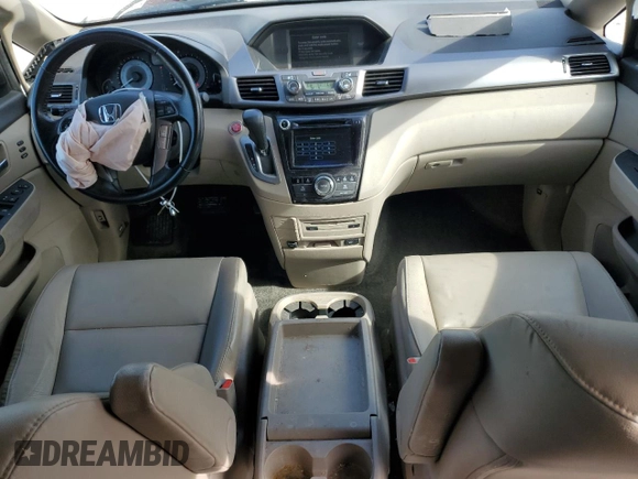 2014 Honda Odyssey Touring with VIN 5FNRL5H98EB059790, listed as a Copart auction lot 50547555 with Not Provided miles and Salvage Title. Bid and sale history available at DreamBid. Image 8.