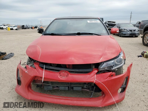 2015 Scion tC z VIN JTKJF5C76F3090165, wystawiony jako Copart lot #58074285 z przebiegiem 200 103 mil mil oraz Szkoda całkowita • Salvage title. Historia ofert i sprzedaży dostępna na DreamBid. Obrazek 5.