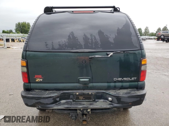 2004 Chevrolet Tahoe LT with VIN 1GNEK13Z14R181814, listed as a Copart auction lot 63178264 with 201,701 mi miles and Salvage Title. Bid and sale history available at carsss.com. Image 6.
