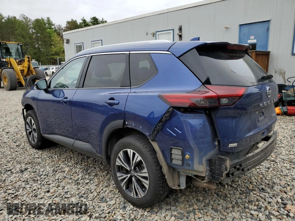 2021 Nissan Rogue SV z VIN JN8AT3BB9MW206307, wystawiony jako Copart lot #57290825 z przebiegiem 66 874 mil mil oraz Szkoda całkowita • Salvage title. Historia ofert i sprzedaży dostępna na DreamBid. Obrazek 2.