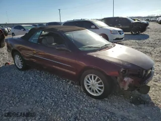 2002 Chrysler Sebring LXi with VIN 1C3EL55RX2N265861, listed as a Copart auction lot 41332575 with 80,638 mi miles and Non Repairable. Bid and sale history available at carsss.com. Image 4.
