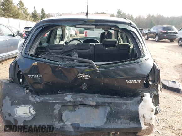 2010 Toyota Yaris with VIN JTDKT4K32A5290535, listed as a IAAI auction lot 40866367 with 1 mi miles. Bid and sale history available at carsss.com. Image 16.