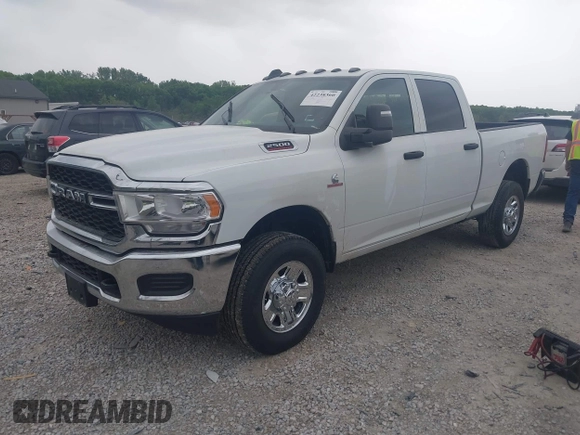 2024 Ram 2500 Tradesman with VIN 3C6UR5CL7RG309801, listed as a IAAI auction lot 42238360 with 60,410 mi miles and . Bid and sale history available at DreamBid. Image 2.