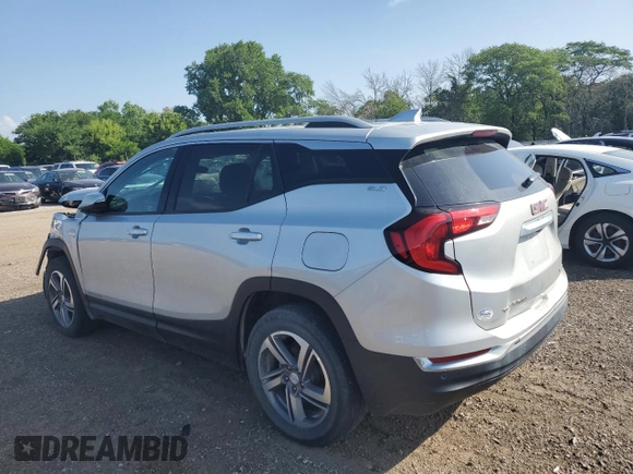 2020 GMC Terrain SLT with VIN 3GKALVEV1LL312790, listed as a Copart auction lot 61825055 with 135,858 mi miles and Salvage title. Bid and sale history available at DreamBid. Image 2.