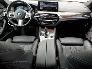 2023 BMW 5 Series 530e with VIN WBA13AG01PCM24624, listed as a Copart auction lot 55149855 with 26,022 mi miles and Salvage title. Bid and sale history available at DreamBid. Image 8.