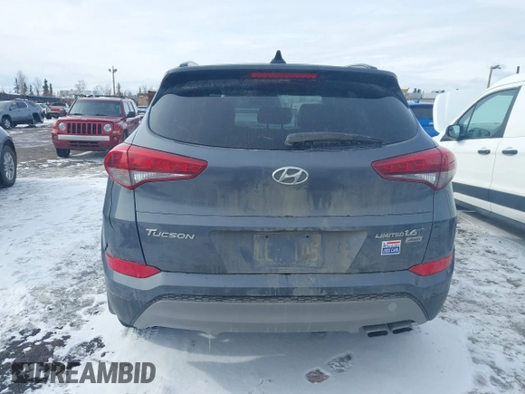2017 Hyundai Tucson Limited with VIN KM8J3CA27HU307808, listed as a IAAI auction lot 41980342 with 91,669 mi miles. Bid and sale history available at carsss.com. Image 17.