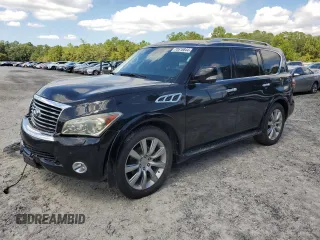 2013 Infiniti QX56 with VIN JN8AZ2NF4D9550326, listed as a Copart auction lot 70516844 with 203,847 mi miles and Salvage Title. Bid and sale history available at carsss.com. Image 1.