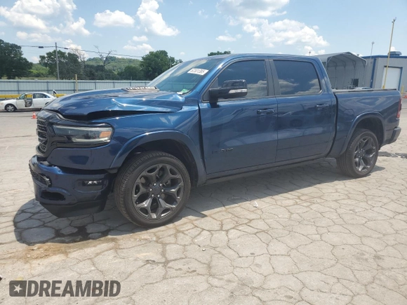 2021 Ram 1500 Limited with VIN 1C6RREHT6MN794866, listed as a Copart auction lot 62301385 with 61,610 mi miles and Salvage title. Bid and sale history available at DreamBid. Image 1.