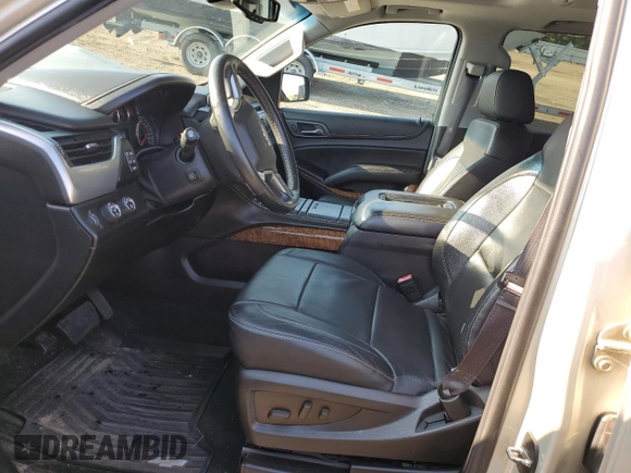 2015 Chevrolet Tahoe LTZ z VIN 1GNSKCKC5FR100084, wystawiony jako Copart lot #68003764 z przebiegiem Nie podano mil oraz Czysty tytuł • Clean title. Historia ofert i sprzedaży dostępna na DreamBid. Obrazek 7.