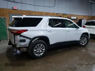 2021 Chevrolet Traverse LT Cloth with VIN 1GNEVGKW4MJ264945, listed as a Copart auction lot 61540324 with 35,741 mi miles and Salvage Title. Bid and sale history available at carsss.com. Image 3.