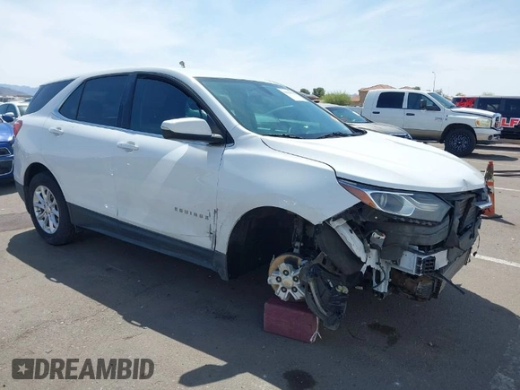 2018 Chevrolet Equinox LT with VIN 2GNAXJEV8J6318815, listed as a IAAI auction lot 41916678 with 64,174 mi miles and . Bid and sale history available at carsss.com. Image 1.