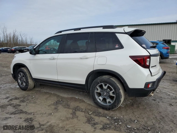 2023 Honda Passport TrailSport with VIN 5FNYF8H65PB024184, listed as a Copart auction lot 46737895 with 39758 miles and Salvage Title. Bid and sale history available at carsss.com. Image 2.