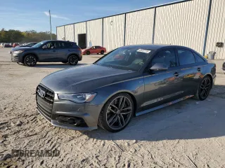 2016 Audi S6 Premium Plus with VIN WAUF2AFCXGN080073, listed as a Copart auction lot 42612115 with 124,902 mi miles and Salvage Title. Bid and sale history available at carsss.com. Image 1.