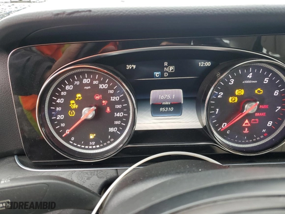 2017 Mercedes-Benz E-Class E 300 Luxury with VIN WDDZF4KB2HA139828, listed as a Copart auction lot 45766975 with 95,310 mi miles and Salvage Title. Bid and sale history available at carsss.com. Image 9.