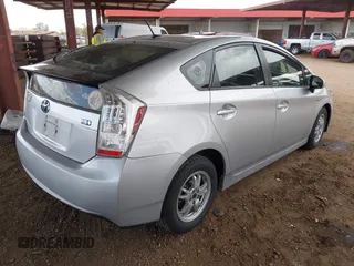 2011 Toyota Prius I with VIN JTDKN3DUXB0287858, listed as a IAAI auction lot 41976759 with 123,021 mi miles and . Bid and sale history available at DreamBid. Image 4.