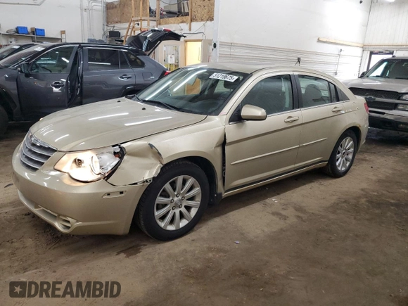 2010 Chrysler Sebring Limited with VIN 1C3CC5FD1AN190847, listed as a Copart auction lot 51219675 with 144,025 mi miles and Salvage title. Bid and sale history available at DreamBid. Image 1.