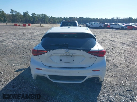 2017 Infiniti QX30 Sport with VIN SJKCH5CP7HA027937, listed as a IAAI auction lot 41190531 with 89,493 mi miles. Bid and sale history available at carsss.com. Image 16.