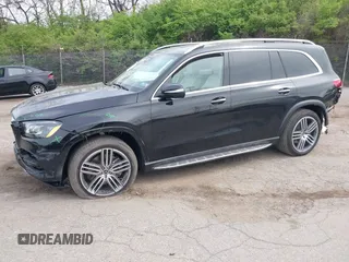 2023 Mercedes-Benz GLS 450 with VIN 4JGFF5KE1PA959633, listed as a IAAI auction lot 42064269 with 28,200 mi miles and . Bid and sale history available at DreamBid. Image 2.
