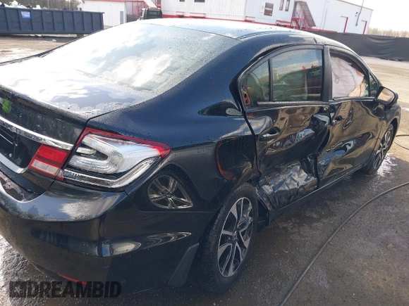 2015 Honda Civic EX with VIN 19XFB2F83FE209066, listed as a IAAI auction lot 41976108 with 96,996 mi miles and . Bid and sale history available at carsss.com. Image 4.
