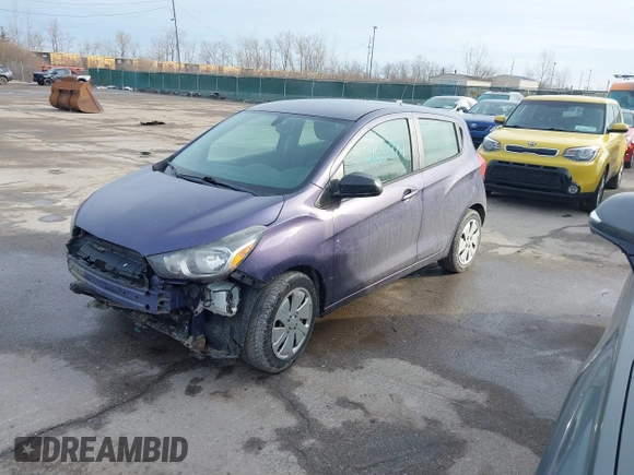 2016 Chevrolet Spark LS with VIN KL8CB6SA5GC568892, listed as a IAAI auction lot 41651774 with 112,902 mi miles. Bid and sale history available at carsss.com. Image 2.