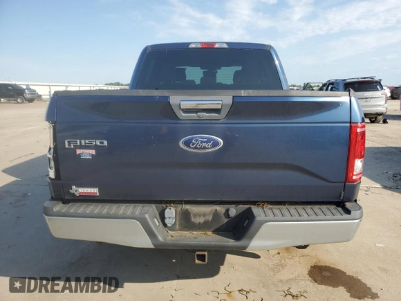 2016 Ford F-150 XL with VIN 1FTEW1CP8GKF31450, listed as a Copart auction lot 55445355 with 33,025 mi miles and Salvage title. Bid and sale history available at DreamBid. Image 6.