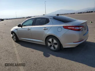 2013 Kia Optima Hybrid LX with VIN KNAGM4AD6D5057949, listed as a Copart auction lot 71191164 with 152,886 mi miles and Salvage Title. Bid and sale history available at carsss.com. Image 2.