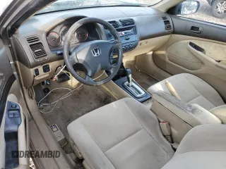 2003 Honda Civic LX with VIN 1HGEM22503L078216, listed as a Copart auction lot 46480235 with 187,015 mi miles and Salvage Title. Bid and sale history available at DreamBid. Image 8.