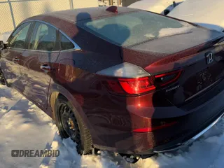 2019 Honda Insight Touring with VIN 19XZE4F76KE400076, listed as a Copart auction lot 45776605 with 184,443 mi miles and Clean Title. Bid and sale history available at carsss.com. Image 3.