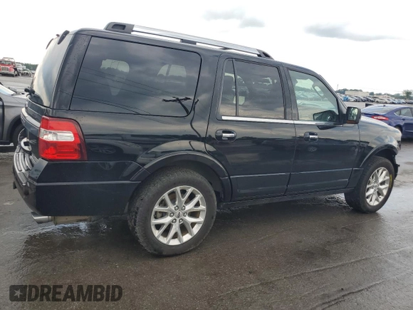 2017 Ford Expedition Limited with VIN 1FMJU1KT9HEA66207, listed as a Copart auction lot 62610745 with 93,794 mi miles and Salvage title. Bid and sale history available at DreamBid. Image 3.