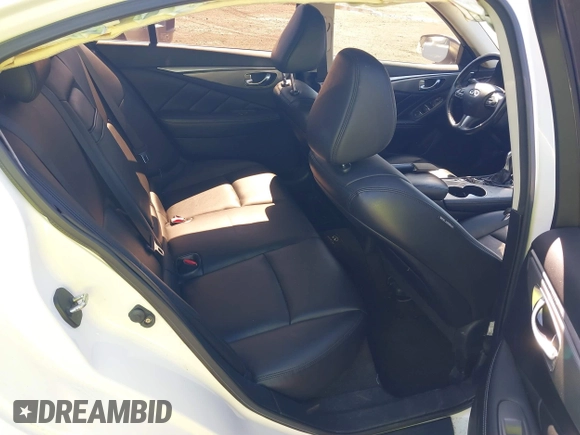 2014 Infiniti Q50 Sport with VIN JN1BV7AP7EM679296, listed as a IAAI auction lot 41834654 with 126,337 mi miles and . Bid and sale history available at DreamBid. Image 8.
