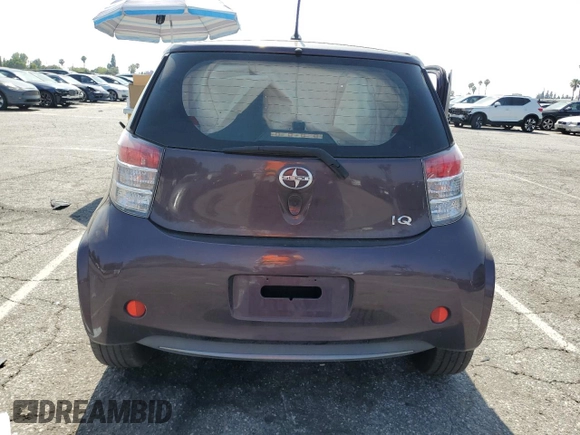 2013 Scion iQ with VIN JTNJJXB05DJ022305, listed as a Copart auction lot 58787155 with 136,046 mi miles and Salvage title. Bid and sale history available at DreamBid. Image 6.