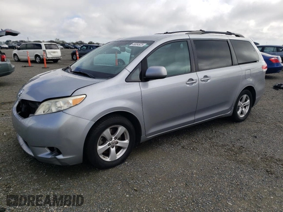 2011 Toyota Sienna LE AAS with VIN 5TDKK3DC5BS139100, listed as a Copart auction lot 49084925 with 141,979 mi miles and Salvage Title. Bid and sale history available at carsss.com. Image 1.