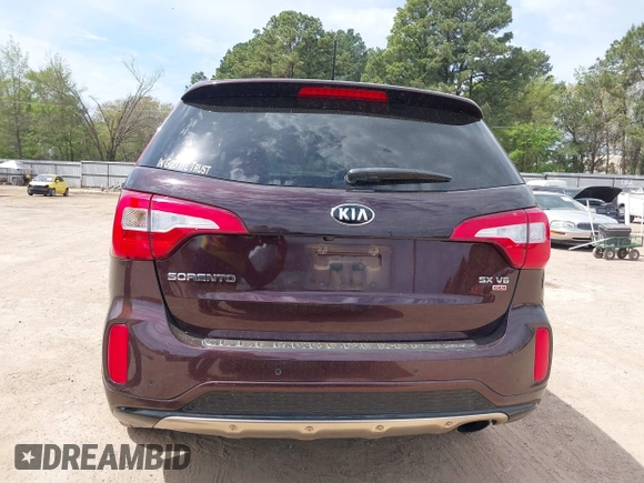 2015 Kia Sorento SX Limited with VIN 5XYKW4A72FG555027, listed as a IAAI auction lot 41884409 with 107,070 mi miles. Bid and sale history available at carsss.com. Image 16.
